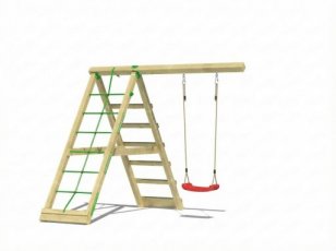 JG enkele schommel met klmnet JG enkele schommel met klimnet